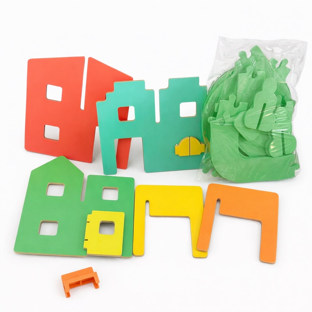 Lovevery Wooden Village Pathways Connector Play Kit Modular Set